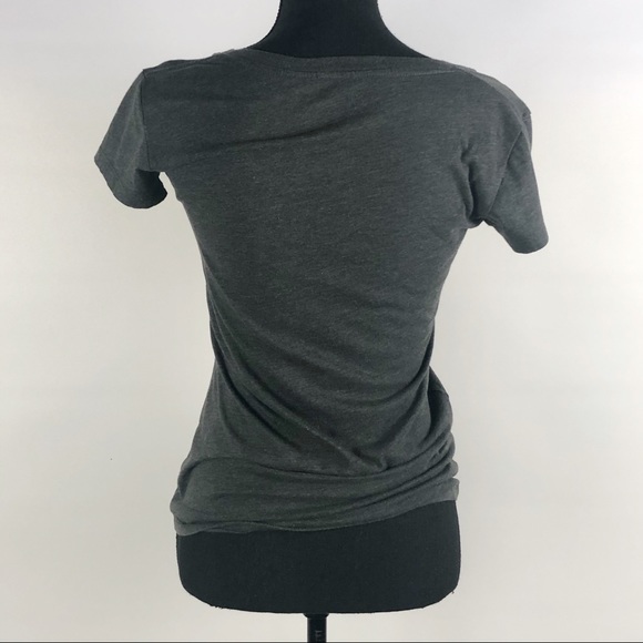 Marilyn Monroe | Gray V Neck Graphic Tee | M - Picture 3 of 4